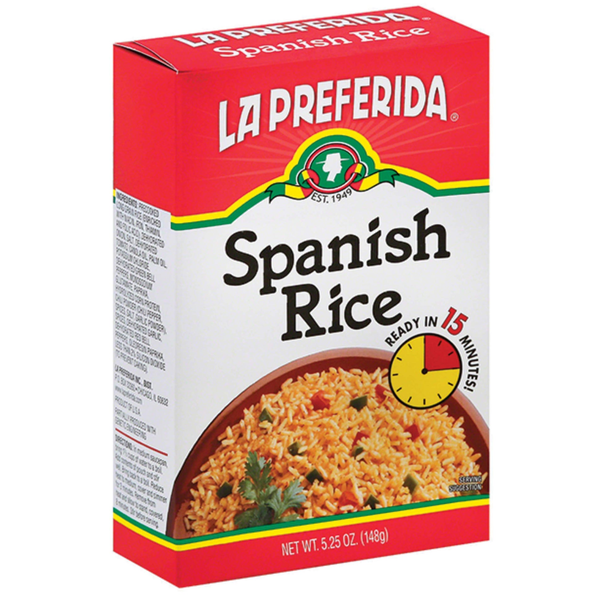 La Preferida Spanish Rice, 5.25 oz box (Pack of 27)