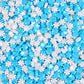 Snowflake Sprinkles Edible, Winter Sprinkles, Blue And White Snowflake Sprinkles, Frozen Sprinkles For Christmas Cookies, Cupcak