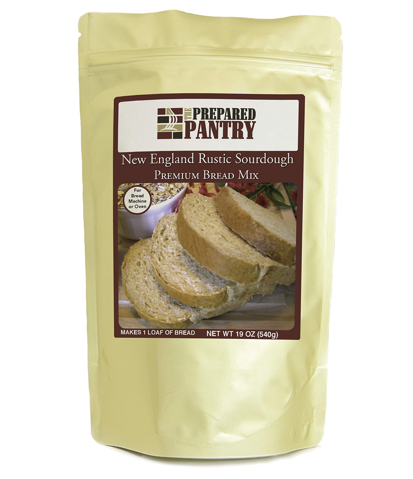 The Prepared Pantry New England Rustic Sourdough Bread Mix; Single Pack; For Bread Machine or Oven