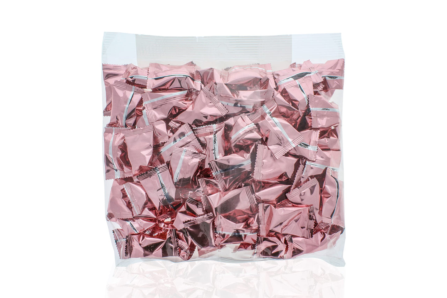 Rose Gold Foil Buttermints - 13 Oz. Bag - Approximately 100 Individually Wrapped Mint Candy