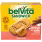 belVita Breakfast Sandwich Cinnamon Brown Sugar with Vanilla Creme Breakfast Biscuits, 5 Packs (2 Sandwiches Per Pack)