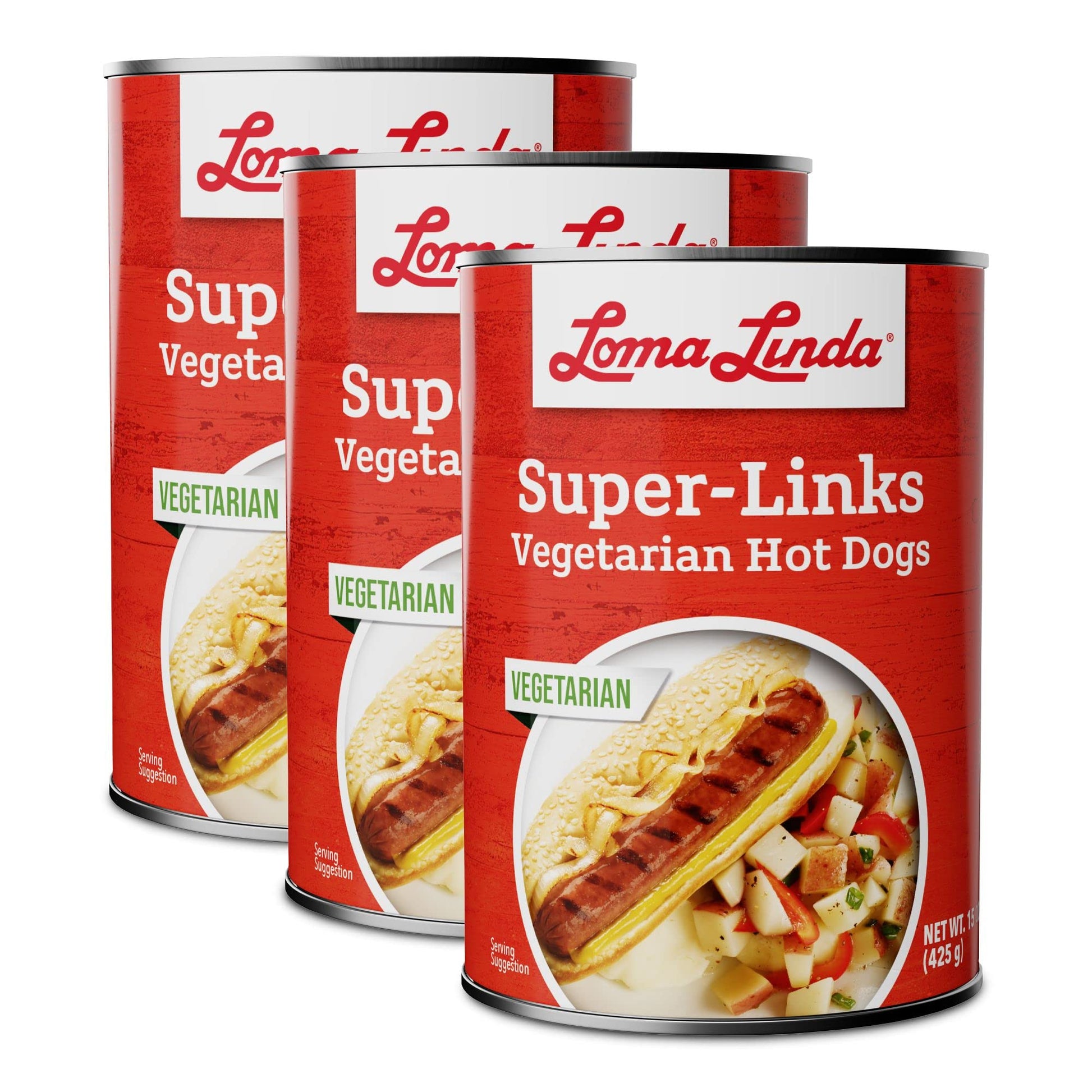 Loma Linda - Plant-Based Meats (Super Links (15 oz.), 3 Pack)