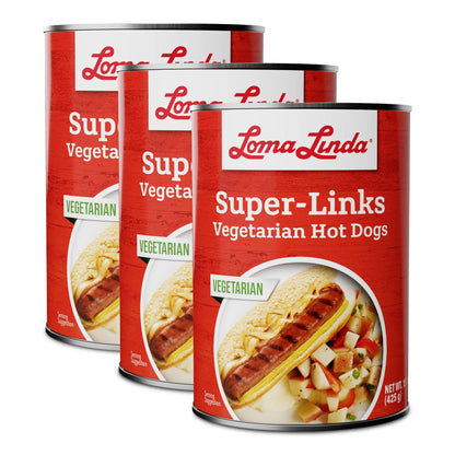 Loma Linda - Plant-Based Meats (Super Links (15 oz.), 3 Pack)