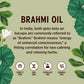 Banyan Botanicals Brahmi Oil – Organic Ayurvedic Massage Oil with Gotu Kola & Bacopa – 128 Fl Oz – Non GMO, Plastic Bottle