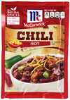 McCormick HOT Chili Seasoning Mix (Pack of 2) 1.25 oz Packets
