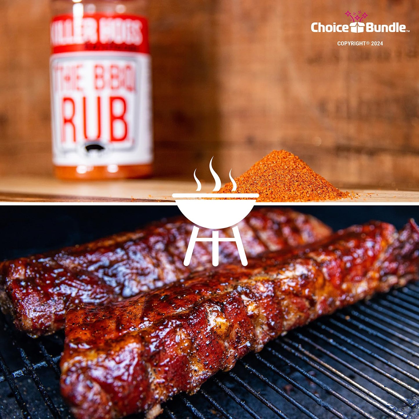 Choice Bundle reduceer Hogs AP All Purpose Seasoning & BBQ Rub 2 Pack, 25 oz Total, Ideal for Grilling and Barbecuing