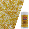 Edible Sanding Sugar Sprinkles for Cookie Decorating, Sugar Sprinkle Mix For Celebration Cakes, Cupcakes, Cookies, 3OZ (Gold&Whi