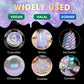 Nihome Edible Food-Grade Glimmer Powder Glitter Luster Dust Metallic Food Decorating Sprinkle Glimmery Dust For Drink Wine Beverage Cake Dessert Bakery Restaurant Vegan (0.18Oz/5G, Iridescent Purple)