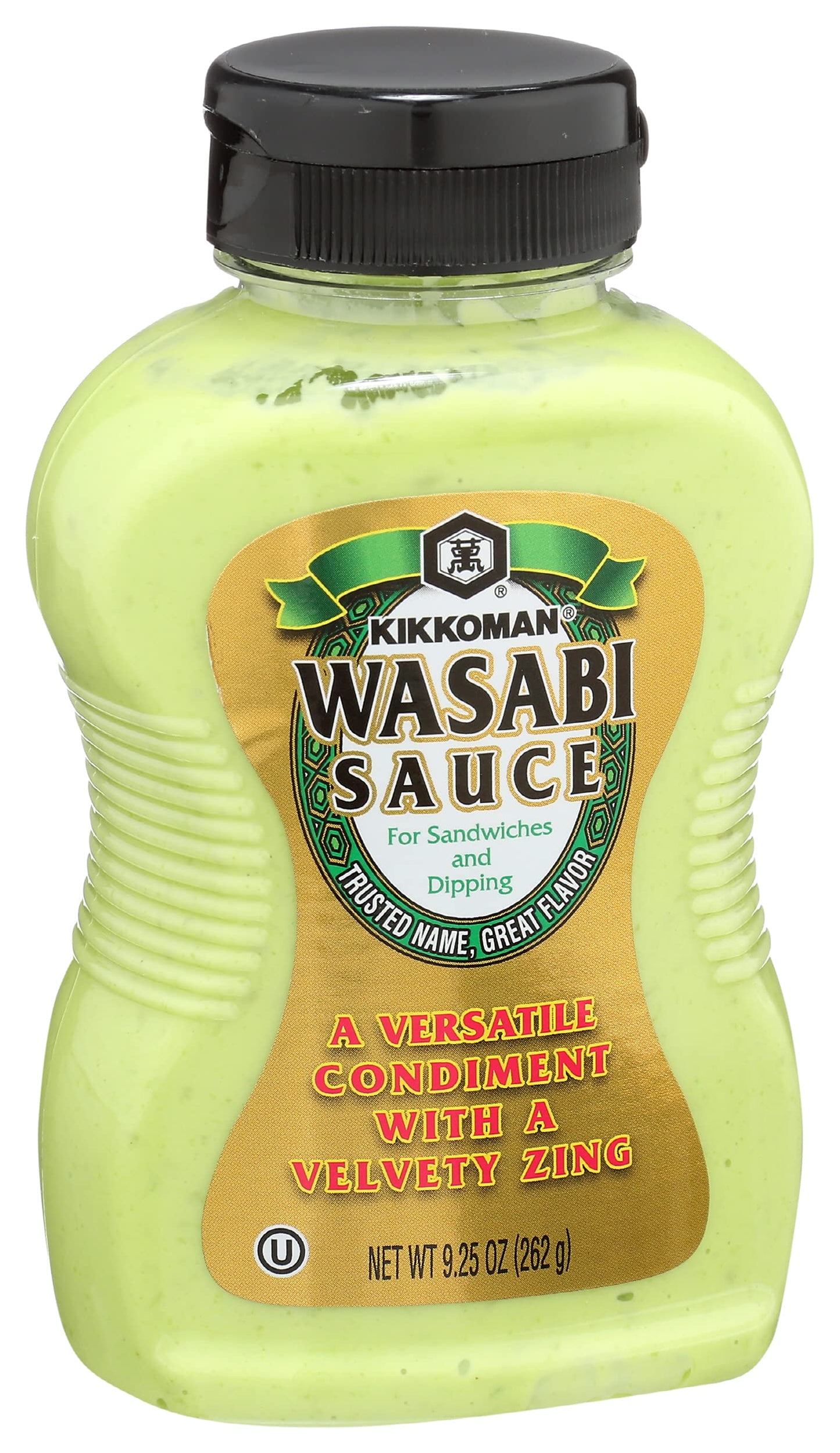 Kikkoman - Wasabi Sauce Great for Sandwiches & Dipping - All-Purpose Seasoning Spiciness Dishes Sushi, Sashimi - Sealed Packed B