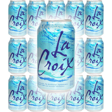 La Croix Pure Naturally Essenced Flavored Sparkling Water, 12 Oz Can (Pack Of 15, Total Of 180 Oz)