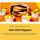 Tazah Chili Peppers 22Oz (624G) - Pickled Hot Yellow Cascabella Peppers