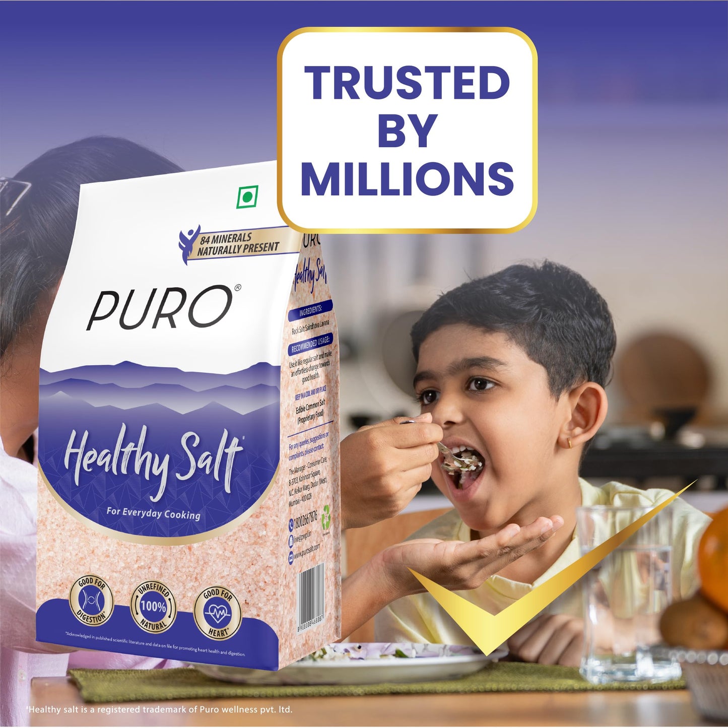 Puro Healthy Salt, 1Kg Pouch