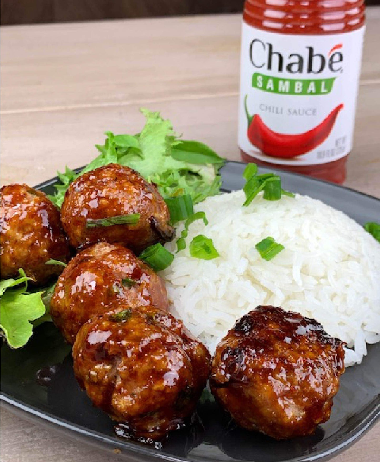 Chab   Sambal Chili Sauce, Chabe Hot Sauce, Vegan Sweet Chili, Spicy Ketchup, Sriracha, From Fresh Garlic, Gluten-free, 10.9 Fl