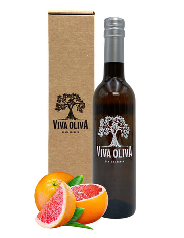 Viva Oliva Grapefruit White Balsamic Vinegar - 375ml - 100% Natural - Barrel Aged Gourmet from Modena, Italy