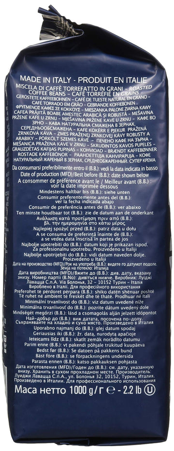 Lavazza Italian "Super Crema" Espresso Whole Bean Value Pack (3 X 2.2 Lb Bags)
