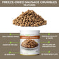 'Nutristore Freeze-Dried Sausage Crumbles (4-Pack) | Emergency Survival Bulk Food Storage | Premium Quality Meat | Perfect For L