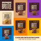 Brownie Brittle - Caramel Apple Blondie Thin and Crispy Sweet Snacks (Pack of 3, 5 oz), Rich Gourmet Brownie Bites Dessert