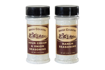 Amish Country Popcorn | Seasoning Variety Pack | Sour Cream and Onion & Ranch Popcorn Seasoning | 2 Pack Seasoning Bundle
