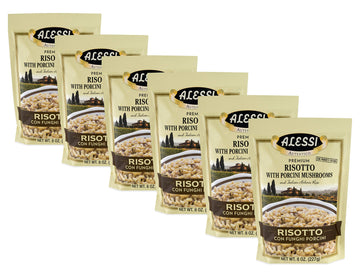 Alessi Porcini Mushroom Farro, 7 Ounce (6 Pack)