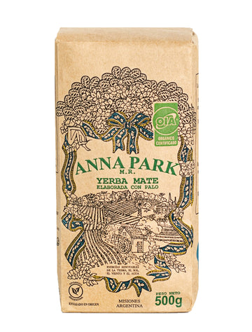 Anna Park Yerba Mate - Organic - 1.1 Lb / 500 G / 17.6 Oz