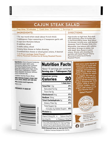 Salad Pizazz! | Dried Cherry Flavored Cranberries & Honey Roasted Pecans | Salad Topper, 3.75 Ounce (Pack Of 6)