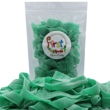 All Color Sour Gummy Belts (Green Apple, 2 Lb)