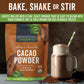 Viva Naturals Organic Cacao Powder, Unsweetened, 2 lb, Vegan, Keto, Gluten-Free