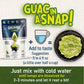 WAKS & SNACKS Freeze Dried Guacamole Variety Pack | 100% Fresh Hass Avocados | Vegan & Gluten-Free | 5-Pack (2 oz each)