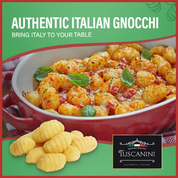 Tuscanini Cauliflower Gnocchi 16Oz (6 Pack) | Imported From Italy, Low Fat, Ready In Minutes!