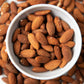 Food to Live Organic Dry Roasted Almonds with Himalayan Salt, 4 Pounds - Non-GMO, Oven Roasted, Lightly Salted, No Oil Added, Ve
