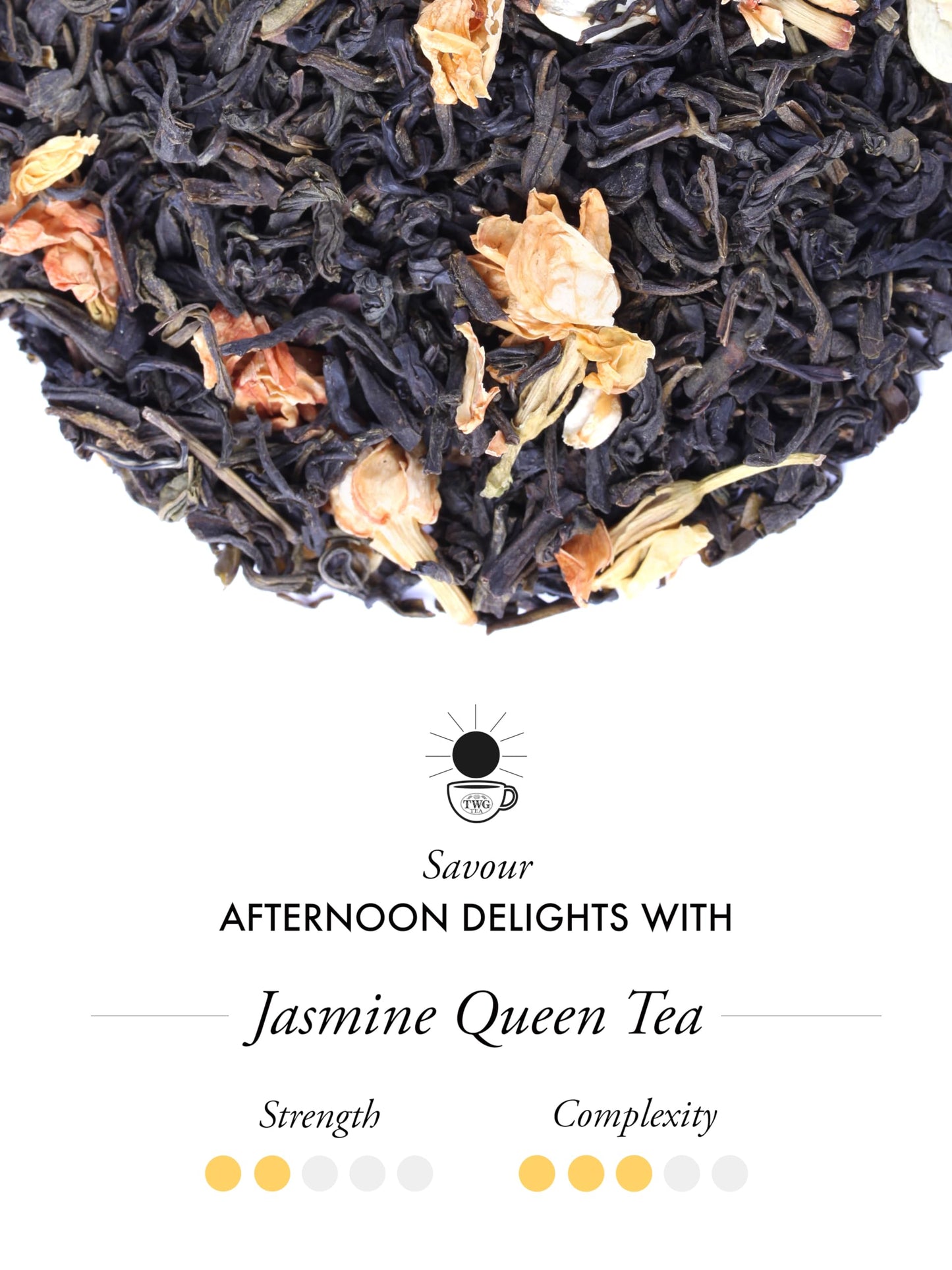 Twg Tea | Jasmine Queen Tea | Green Tea | Sweet Lemon & Rose | 15 Hand Sewn Cotton Teabags | Gift Set