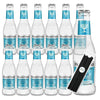 Fever-Tree Mediterranean Premium Mixer, 12 Pack, 6.8 fl oz Glass Bottles, Includes 20 Plastic Stirrer Sticks
