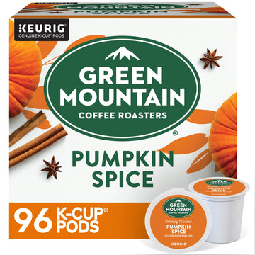 Green Mountain Coffee Roasters Pumpkin Spice Coffee, Keurig Single-Serve K-Cup Pods, Light Roast, 96 Count (4 Packs Of 24)