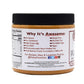 Nutty Novelties Classic Salted Peanut Butter - High Protein, Low Sugar Healthy Peanut Butter - All-Natural Peanut Butter Free Of