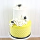 Global Sugar Art Poppy Anemone Sugar Cake Flowers White With Black Center, 3 Count By Chef Alan Tetreault