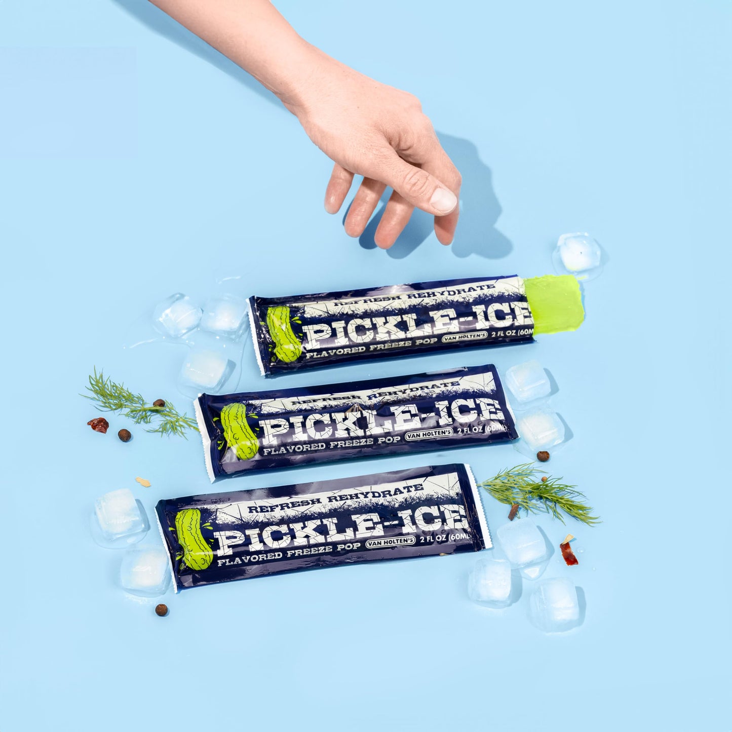 Van Holtens Pickles - Pickle-Ice Freeze Pops - 24 Pack