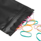 Aictimo 100 Pack Smell Proof Mylar Bags For Food Storage - 5.5 X 7.8 Inch Resealable Packaging Pouch Bags For Small Business Lip