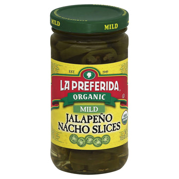 La Preferida Organic Jalapeno Nacho Slices, Mild, 11.5 Oz (Pack Of 6)