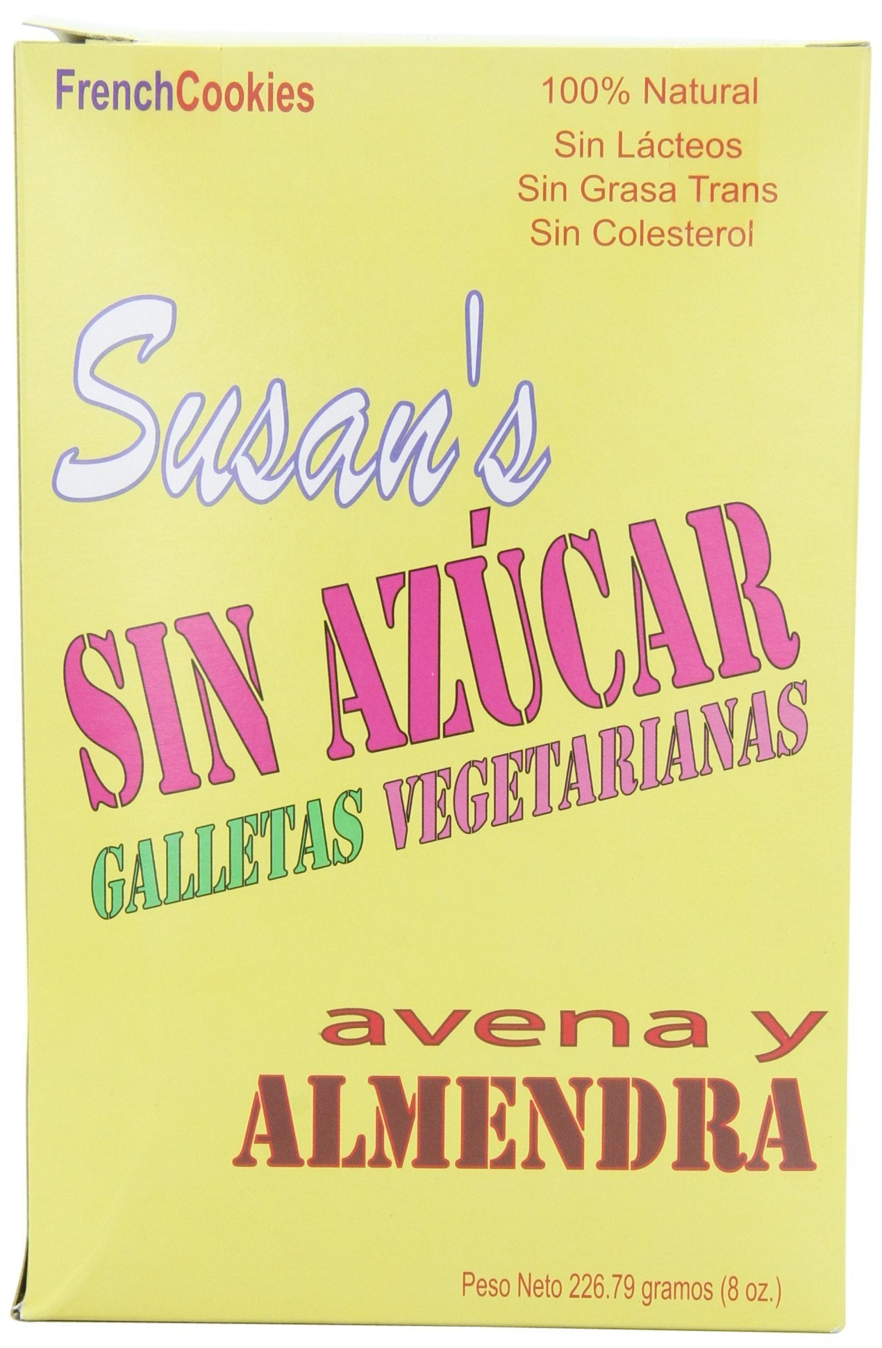St Amour Susan'S Sugar Free Cookie, Almond, 8 Ounce