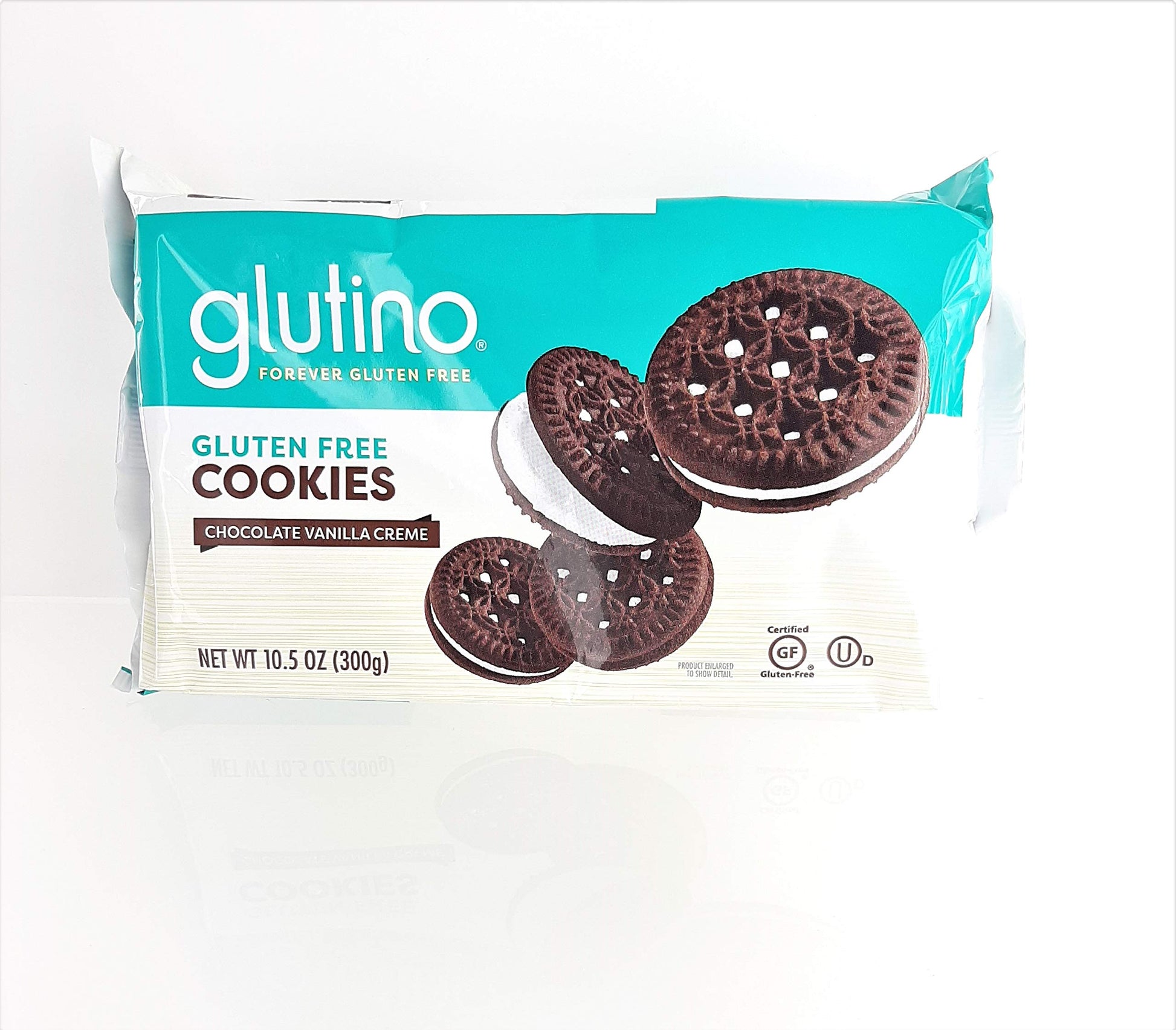 Glutino Chocolate Vanilla Cream Cookies, Gluten Free 10.5 OZ