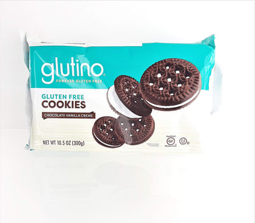 Glutino Chocolate Vanilla Cream Cookies, Gluten Free 10.5 OZ