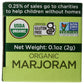 Spicely, Marjoram Whole Organic, 0.1 Ounce