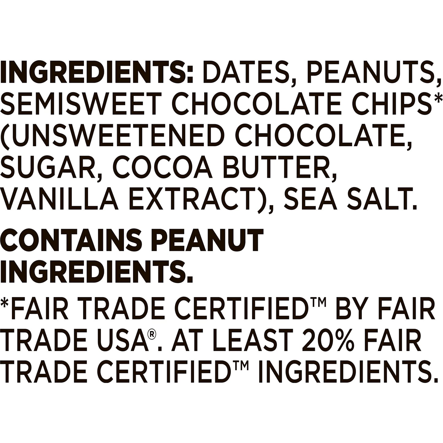 LÄRABAR Peanut Butter Chocolate Chip Fruit & Nut Bars, Gluten Free, 6 Count (Pack of 1)