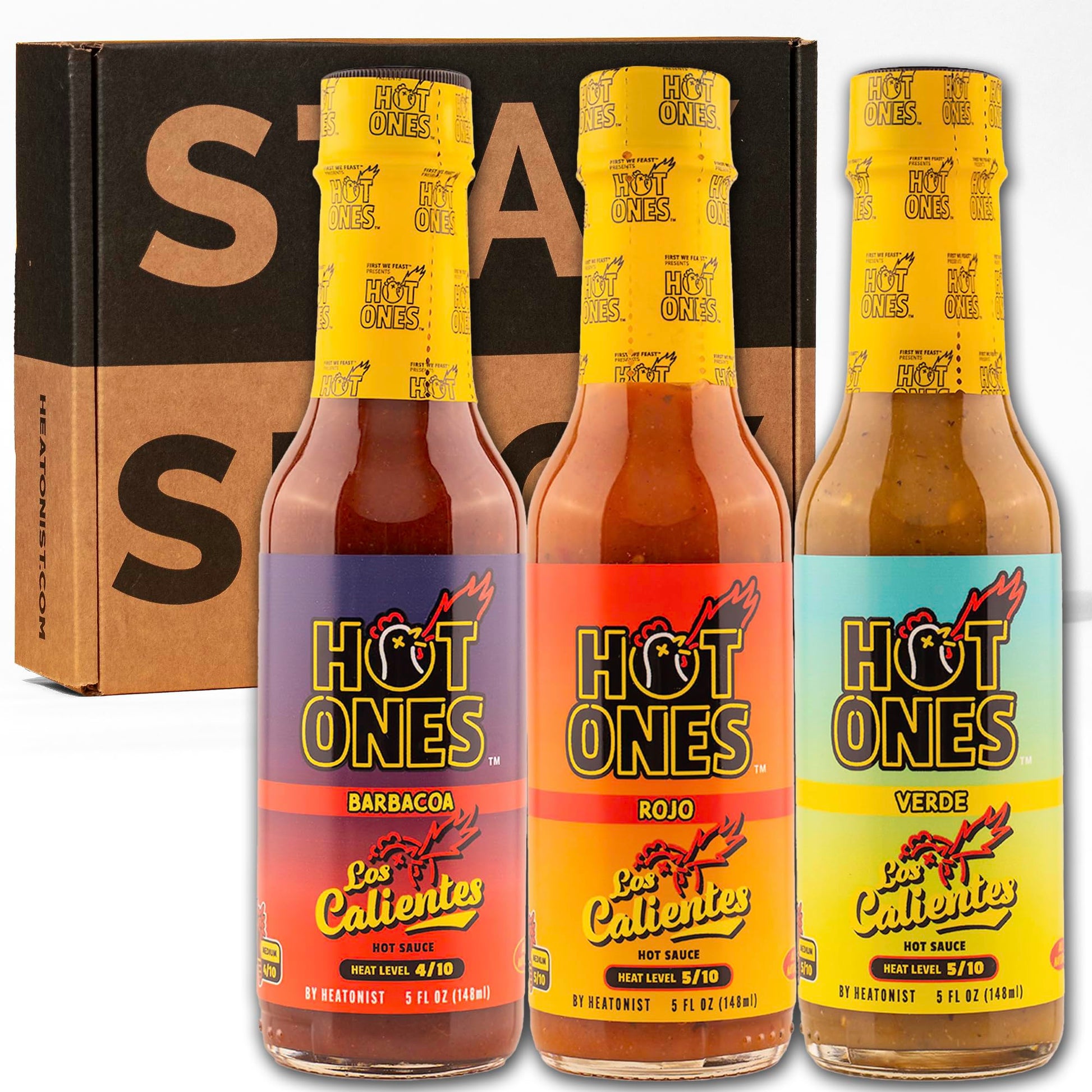 Hot Ones | Los Calientes Trio - Original, Rojo & Barbacoa