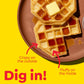 Eggo Thick and Fluffy Frozen Waffles, Frozen Breakfast, Breakfast Food, Family Pack, Original, 23.2oz Box (12 Waffles)