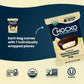 ChocXO Dark Chocolate Lemon Crème Cups - Lower Sugar, Organic, Keto, Gluten Free, 3.45 oz (Pack of 6)