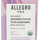 Allegro Tea, Organic Jasmine Green Tea Bags, 20 Ct