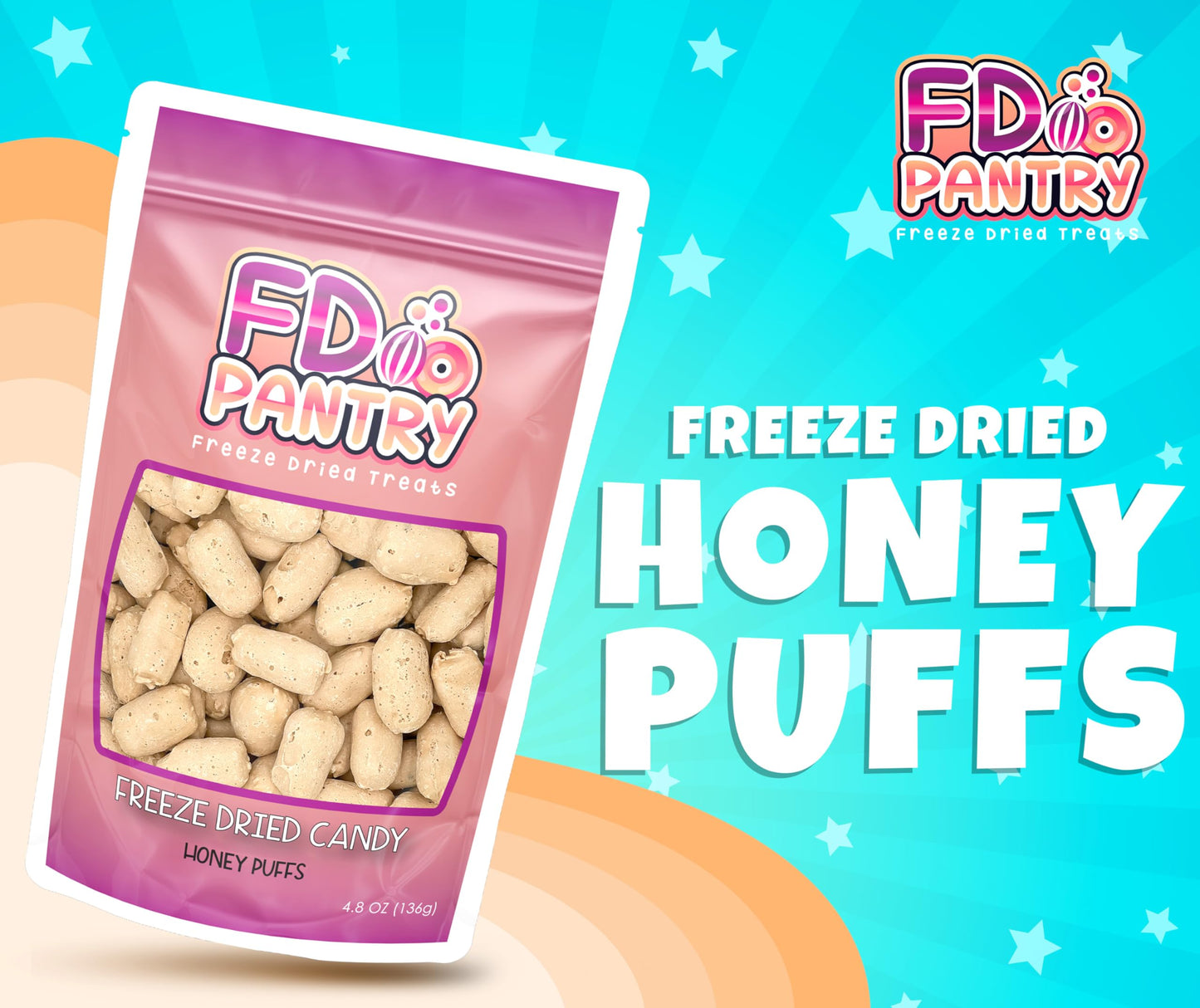 Freeze Dried Candy - Crispy Twist On Classic Chews In Resealable Bag Perfect For Gifting, Outdoor Adventures & Emergency Food St