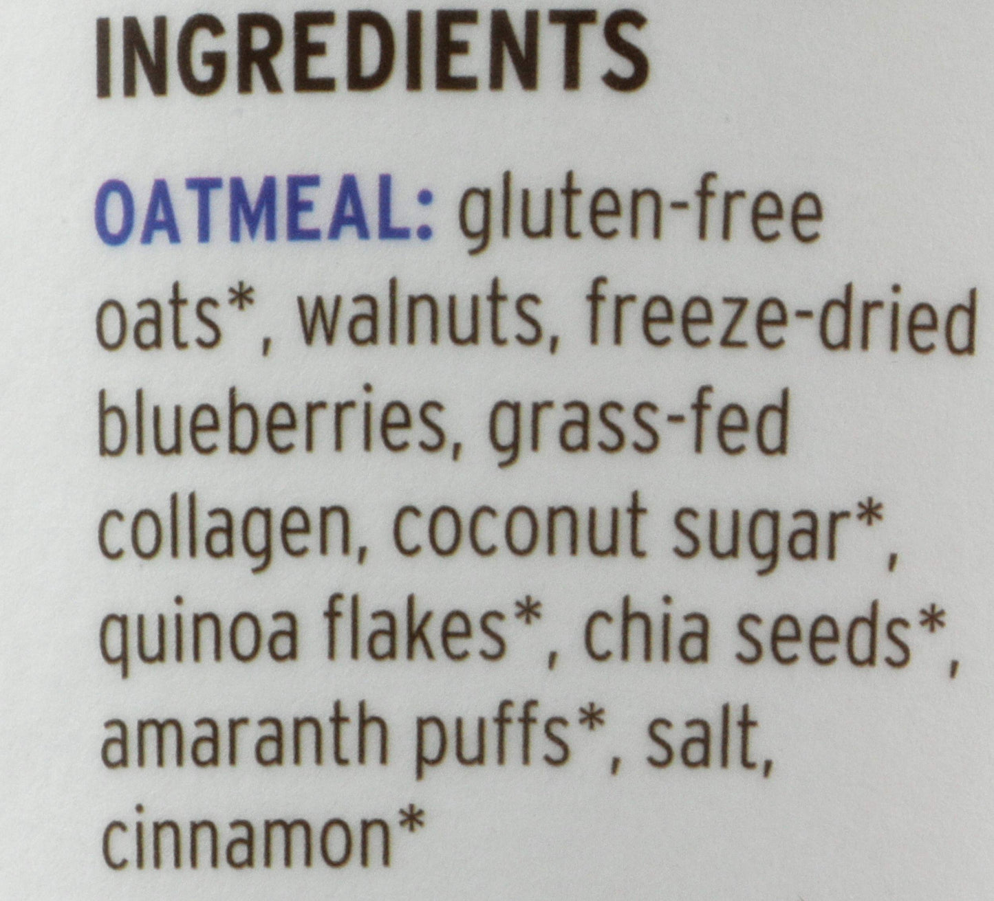Purely Elizabeth Oats Blueberry Walnut Collagen Protein, Blueberry Walnut, 2 Ounce