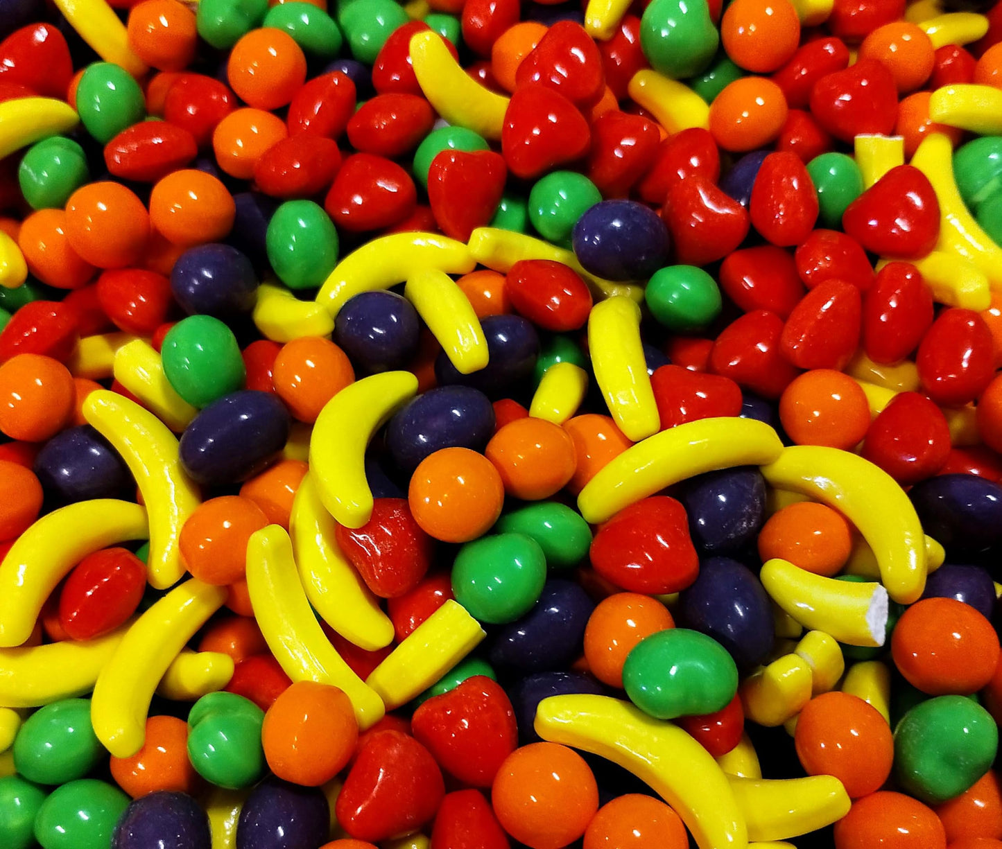 Mini Fruit Shaped Candy - 1 lb of Sweet Crunchy Candies Perfect for your Dish or Vending Machines